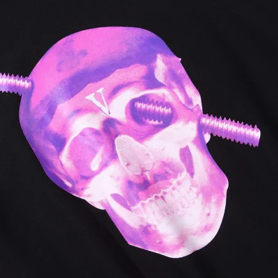 Худи Vlone Pink Bones "Black" фото № 3