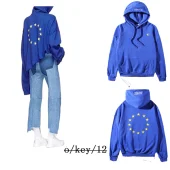 Худи Vetements EURO "Blue"