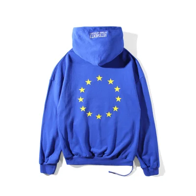 Худи Vetements EURO "Blue" фото № 3 Худи Vetements EURO "Blue" фото № 3
