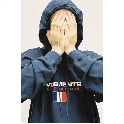 Худи Vetements Haute Couture "Blue" фото № 6 Худи Vetements Haute Couture "Blue" фото № 6