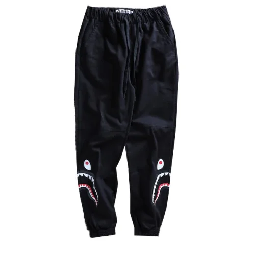 Джоггеры Bape Side Shark A Bathing Ape "Black"