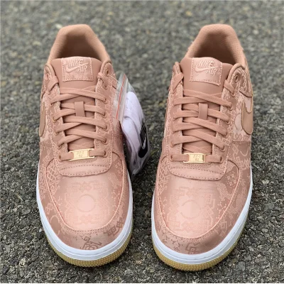 CLOT x Nike Air Force 1 "Brown" фото № 3