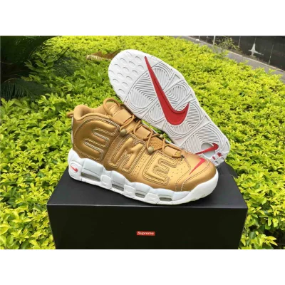 Supreme x Nike Air More Uptempo "Gold" фото № 3