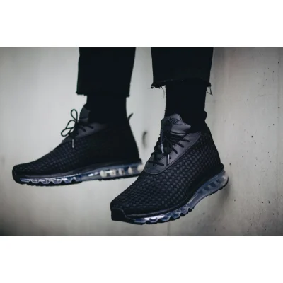 Nike Air Max Woven Boot "All Black" фото № 6