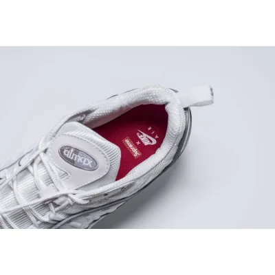 Supreme x Air Max 98 "White Reflect Silver" фото № 5