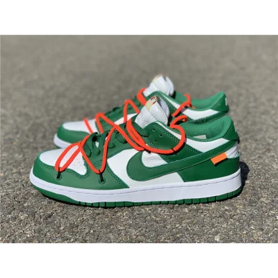 Off White x Nike Dunk Low "Pine Green" фото № 3