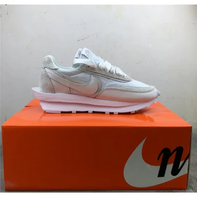Sacai x Nike LDV Waffle "White Nylon" фото № 8