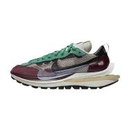 Sacai x Nike Vaporwaffle "Burgundy/Green/Beige"
