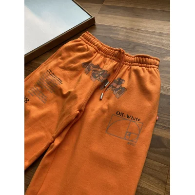 Штаны Off White Rationalism "Orange" фото № 4