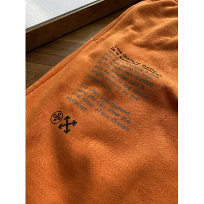Штаны Off White Rationalism "Orange" фото № 5