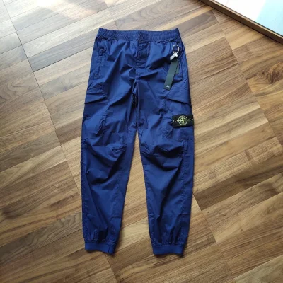 Штаны Stone Island Logo "Navy Blue" фото № 2