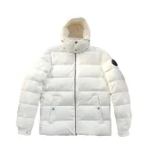 Пуховик Moncler Black Label On Sleeve "White"