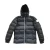 Пуховик Moncler White Label On Sleeve "Black"