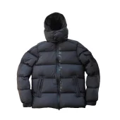 Пуховик Moncler Cropped Brand "Black"