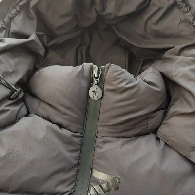 Пуховик Moncler Cropped Brand "Black" фото № 2