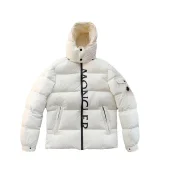 Пуховик Moncler Cropped Black Brand "White"