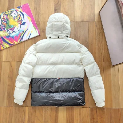 Пуховик Moncler Cropped Black Brand "White" фото № 5