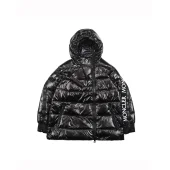 Пуховик Moncler Embroidery White Label "Black"
