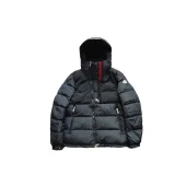 Пуховик Moncler Logo On Red "Black"