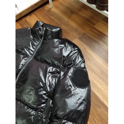 Пуховик Moncler Big M Terry Logo "Black" фото № 3