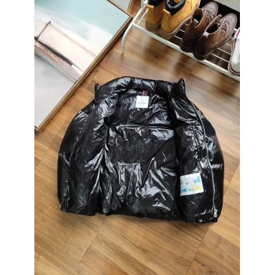 Пуховик Moncler Big M Terry Logo "Black" фото № 8