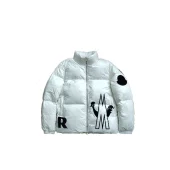 Пуховик Moncler Big M Terry Logo "White"