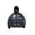 Пуховик Moncler x Palm Angles Bukle Lable "Black"