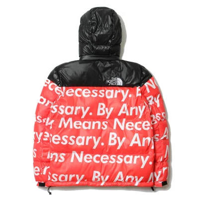 Пуховик Supreme x The North Face 'Red' фото № 3