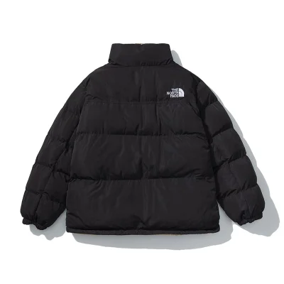 Двусторонняя куртка-пуховик The North Face Embroidery Logo "Black" фото № 2