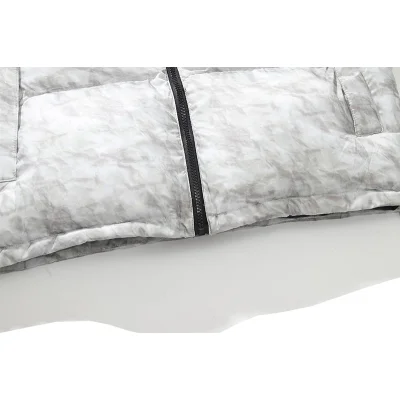 Пуховик Supreme x The North Face Paper Nuptse Jacket "Gray/Black" фото № 4