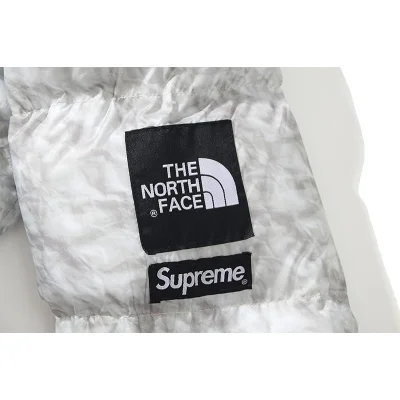 Пуховик Supreme x The North Face Paper Nuptse Jacket "Gray/Black" фото № 5