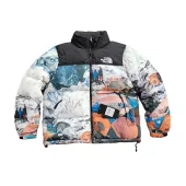 Пуховик The North Face Mountains "White/Black"