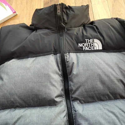 Пуховик The North Face Velcro Sleeves "Gray" фото № 2