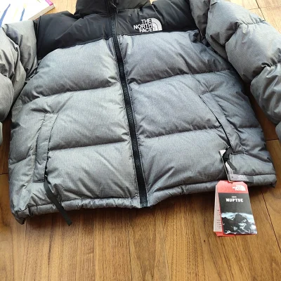 Пуховик The North Face Velcro Sleeves "Gray" фото № 6