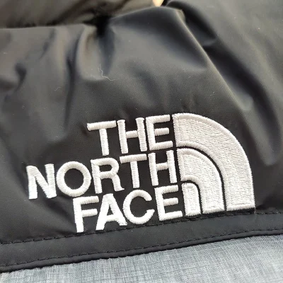 Пуховик The North Face Velcro Sleeves "Gray" фото № 7