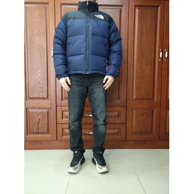 Пуховик The North Face Velcro Sleeves "Blue" фото № 3