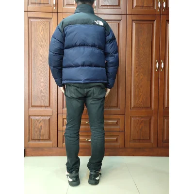 Пуховик The North Face Velcro Sleeves "Blue" фото № 4