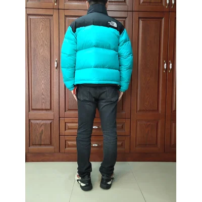 Пуховик The North Face Velcro Sleeves "Turquoise" фото № 7