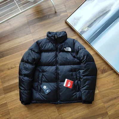 Пуховик The North Face Embroidery Logo "Black" фото № 2