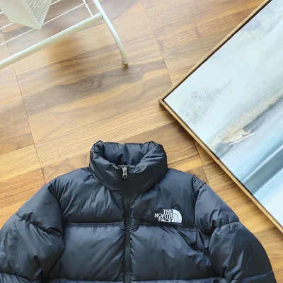 Пуховик The North Face Embroidery Logo "Black" фото № 3