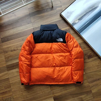 Пуховик The North Face Embroidery Logo "Orange" фото № 6