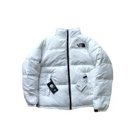 Пуховик The North Face Embroidery Logo "White"