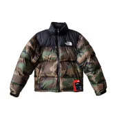 Пуховик The North Face Embroidery Logo Camouflage 700 "Brown"