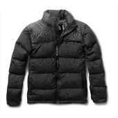 Пуховик The North Face Embroidery Logo 700 Hypnosis Print "Black"