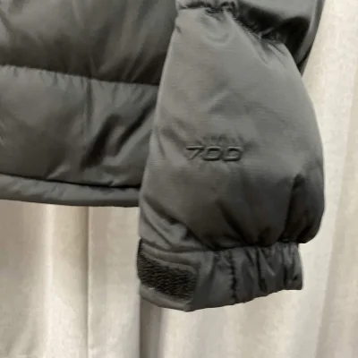 Пуховик The North Face Embroidery Logo 700 Hypnosis Print "Black" фото № 3