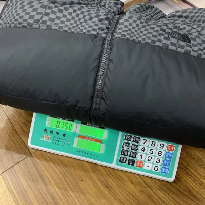 Пуховик The North Face Embroidery Logo 700 Hypnosis Print "Black" фото № 9