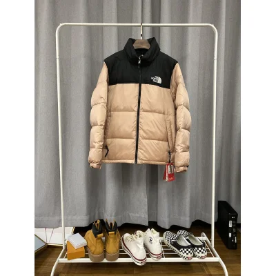 Пуховик The North Face Embroidery Logo 700 Nuptse "Beige" фото № 2