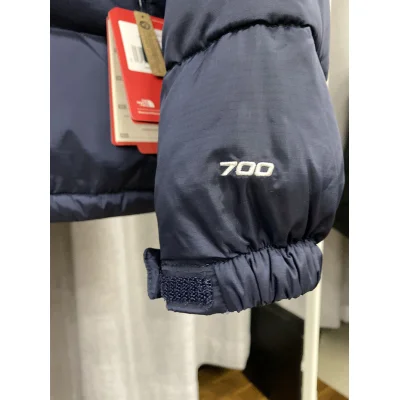Пуховик The North Face Embroidery Logo 700 "Navy Blue" фото № 4