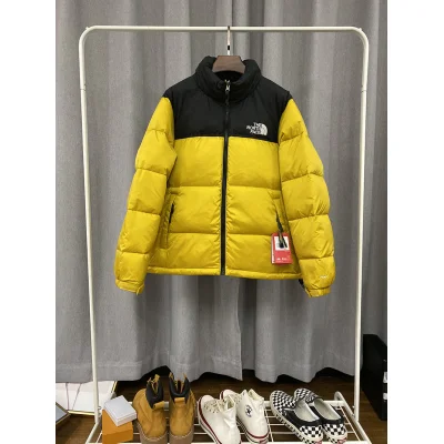 Пуховик The North Face Embroidery Logo 700 "Yellow" фото № 2