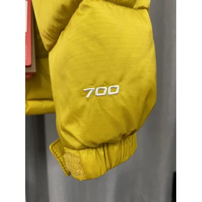 Пуховик The North Face Embroidery Logo 700 "Yellow" фото № 6